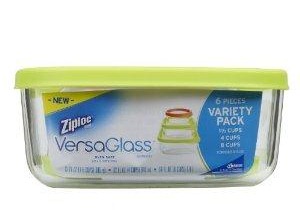 Food Containers: Ziploc VersaGlass Storage Containers Review 