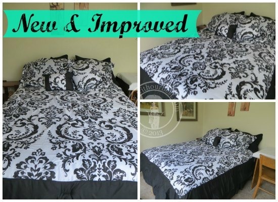 bedspread paisley black and white