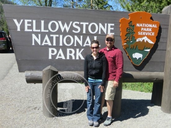 Yellowstone National Park Entrance Sign
