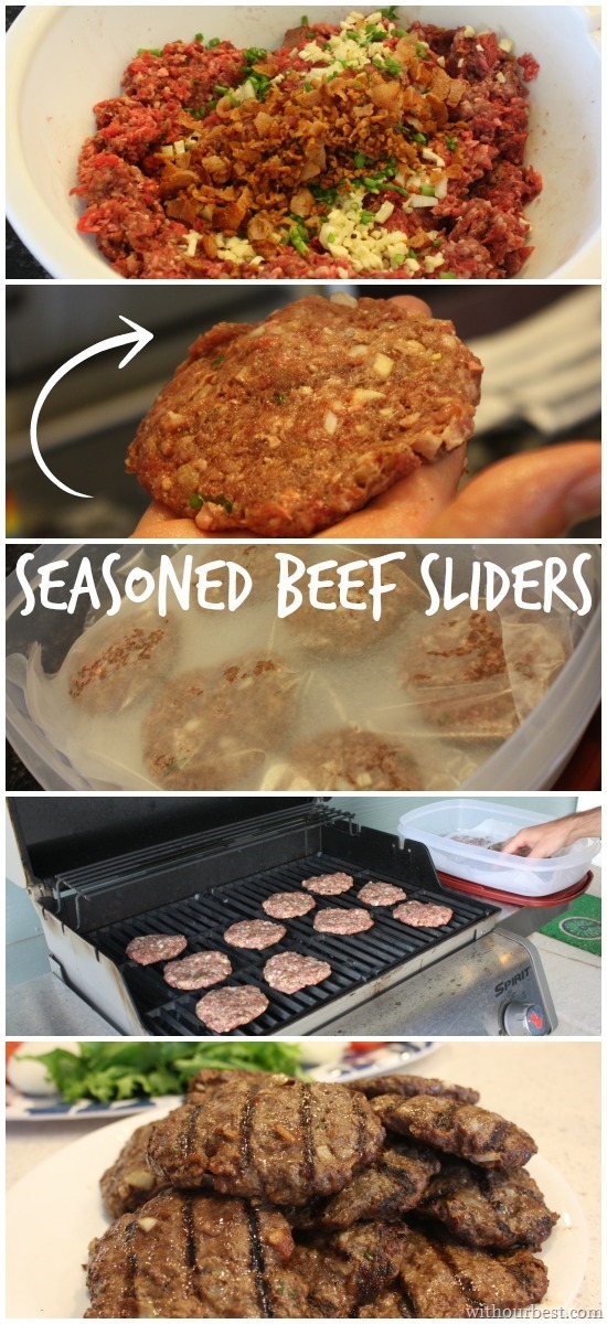 beef sliders recipes #beefcheckoff #mc