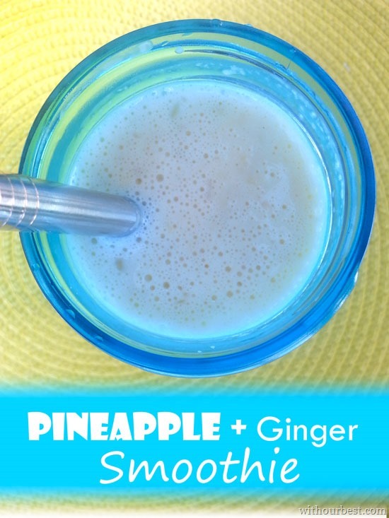 Pineappl-Ginger-Smoothie-Recipe