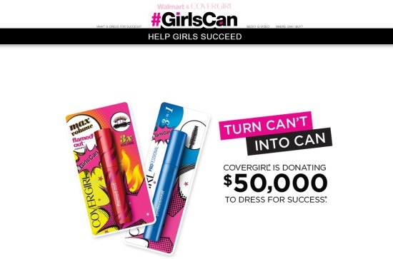 GirlsCan Campaign Covergirl