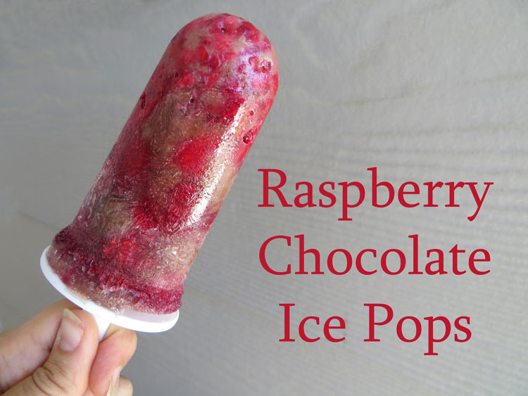 Raspberry-Chocolate-Ice-Popsicles