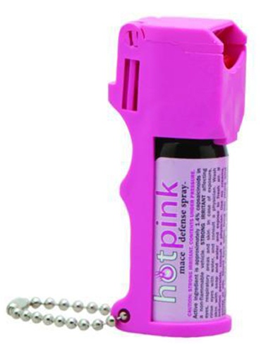 pepper spray mace prep carry safety initiative keeping thought took always never had hand find but pocket pink model hot