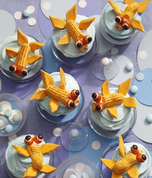Koi-Pond-Goldfish-cupcakes