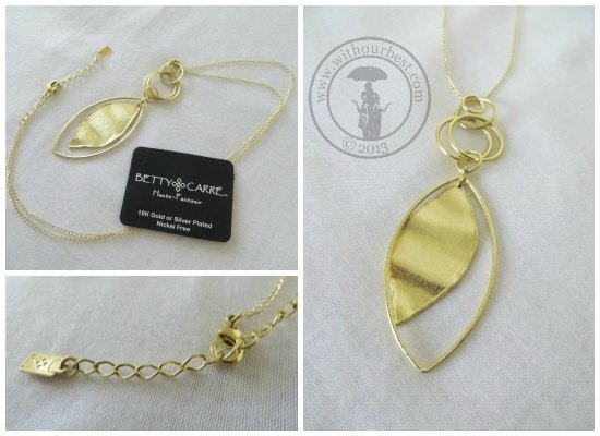 betty carre gold plated jewelry