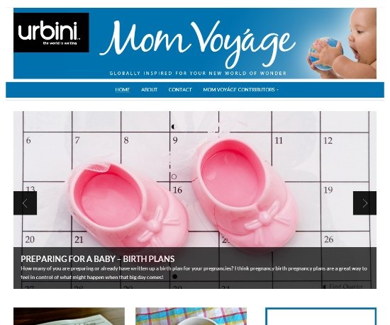 mom voyage #urbinibaby