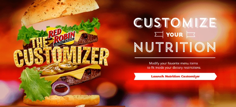 Red Robin Allergen Menu