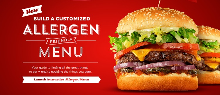 Red Robin Allergy Menu