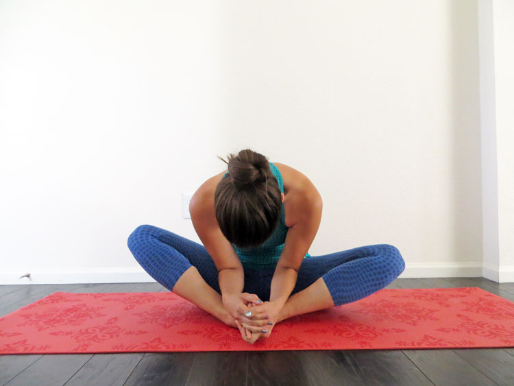 Baddha Konasana (Folded Butterfly) - From a seated position, bring the sole...